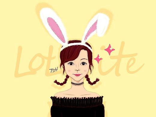 小清新少女插画