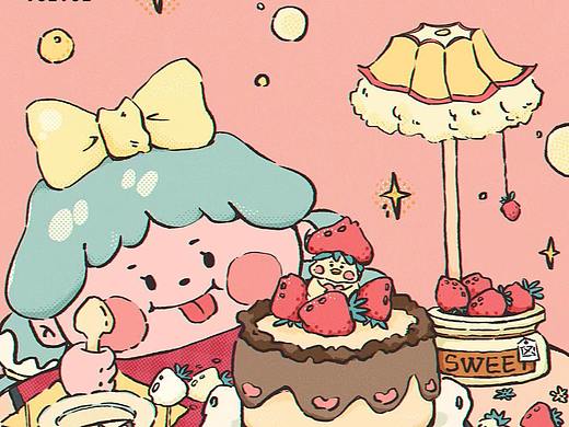 蛋糕复古海报系列