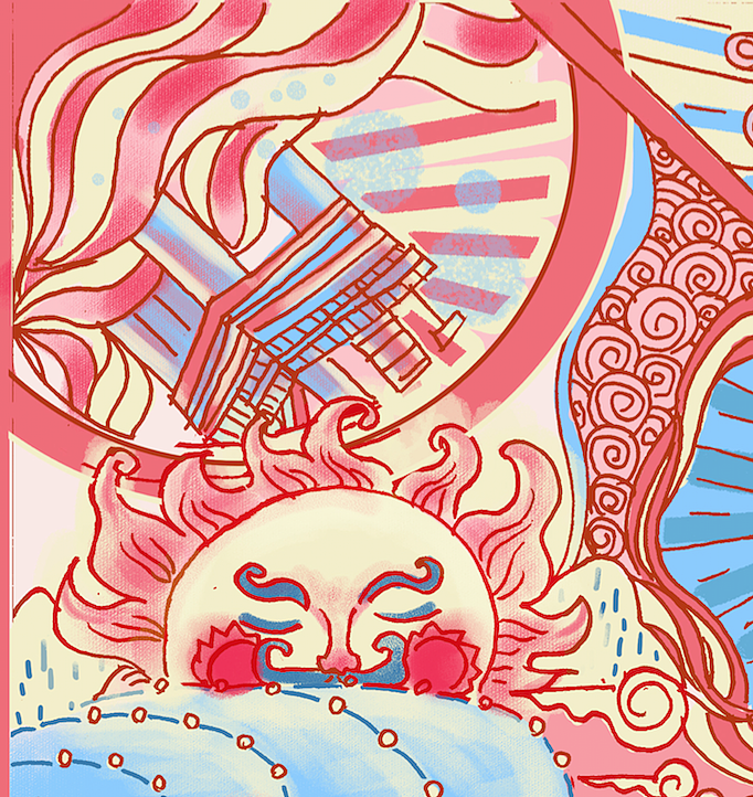 《生态海洋》插画练习（图ZMTI3MzM1MzIw） - 创作习作 - 站酷设计师麇先生原创素材 - 站酷ZCOOL