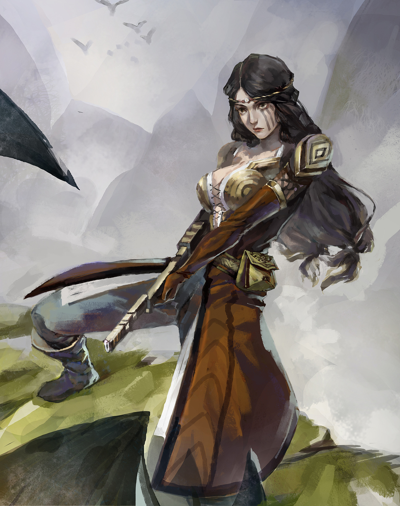 手绘练习——早起圆个人作品