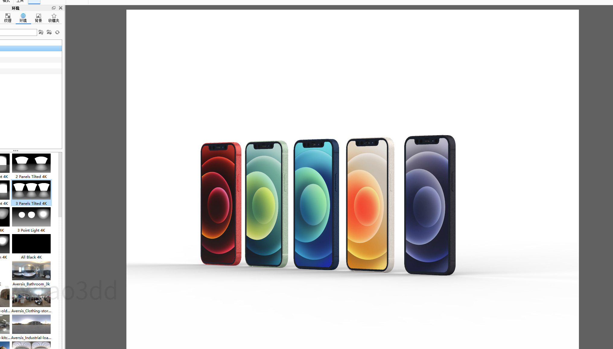 iphone12手机高质量3d模型