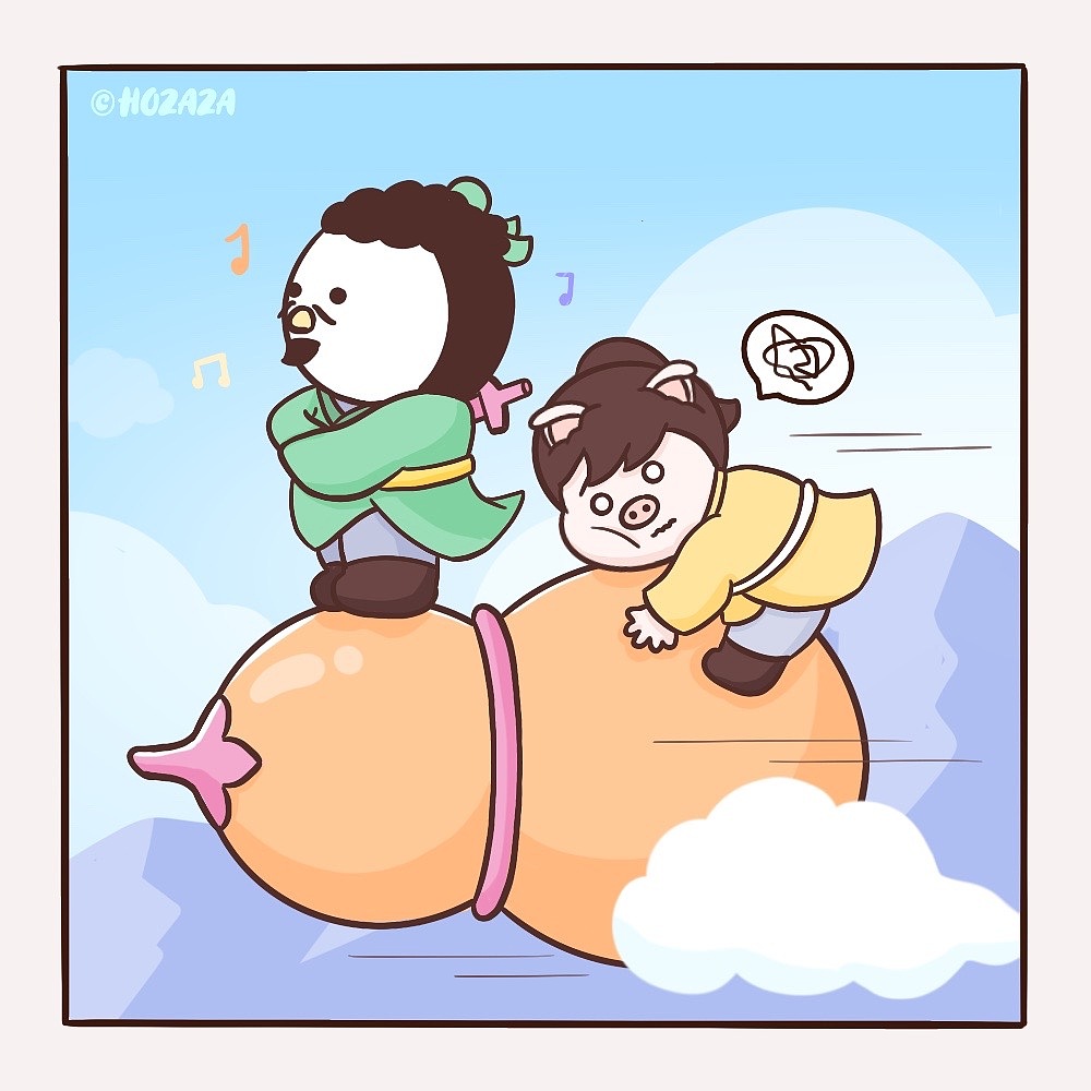 《巴夭社小剧场》（2）（图ZMjQxMTU2ODM2） - 单幅漫画 - 站酷设计师hozaza原创素材 - 站酷ZCOOL