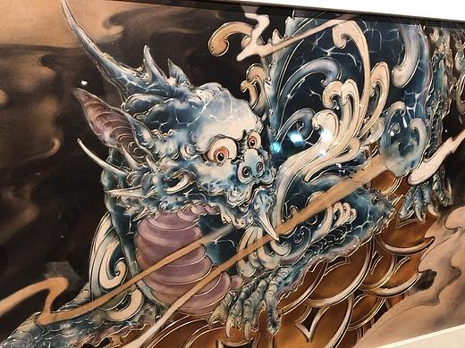 铜版錾刻画《貔貅图》—上海由龙出品