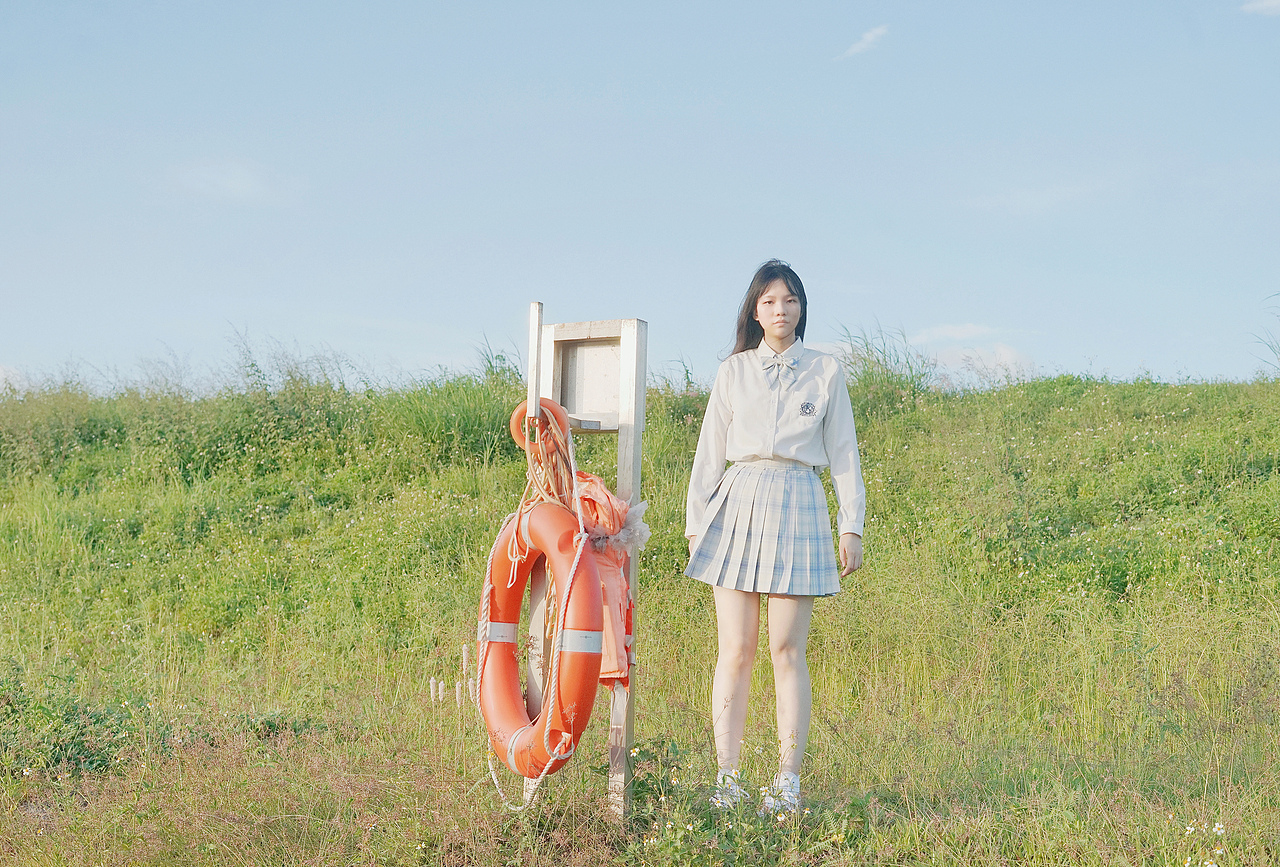 jk美少女中稳沙场（图ZMjczMzIwOTIw） - 人像摄影 - 站酷设计师碧海蓝天梦原创素材 - 站酷ZCOOL