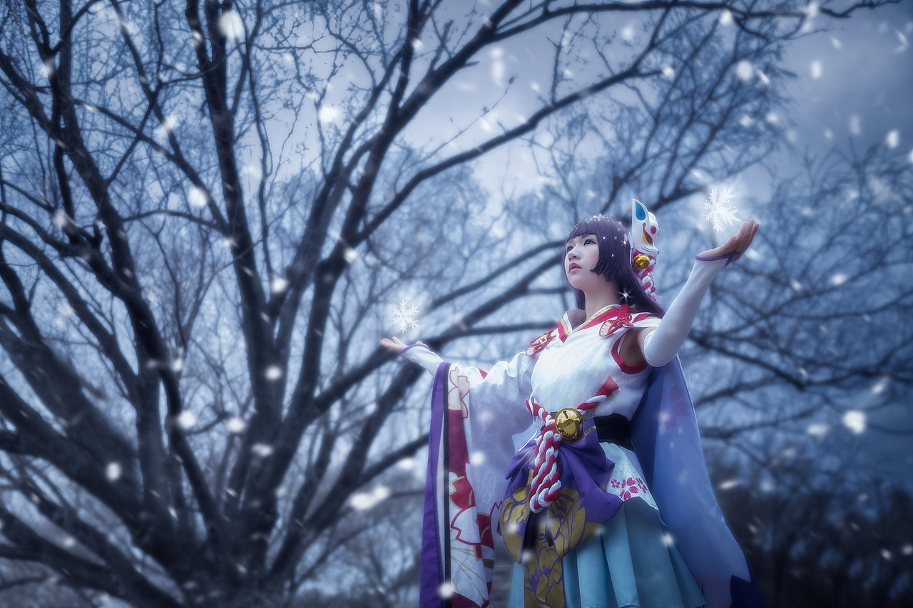 阴阳师雪女cos kitty版（图ZNzEzNDQxODQ=） - 人像摄影 - 站酷设计师muyanfei原创素材 - 站酷ZCOOL