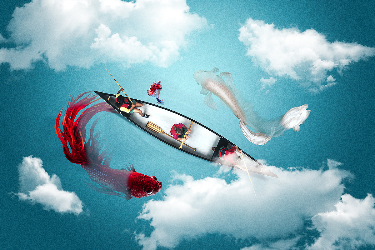 空中鱼（图ZMTIyMjQzMzMy） - 其他平面 - 站酷设计师waited_ending原创素材 - 站酷ZCOOL