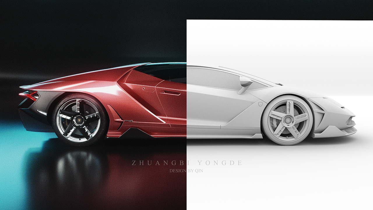 C4D跑车 octane渲染（图ZMjM0NjY5NTA4） - 产品 - 站酷设计师星子双原创素材 - 站酷ZCOOL