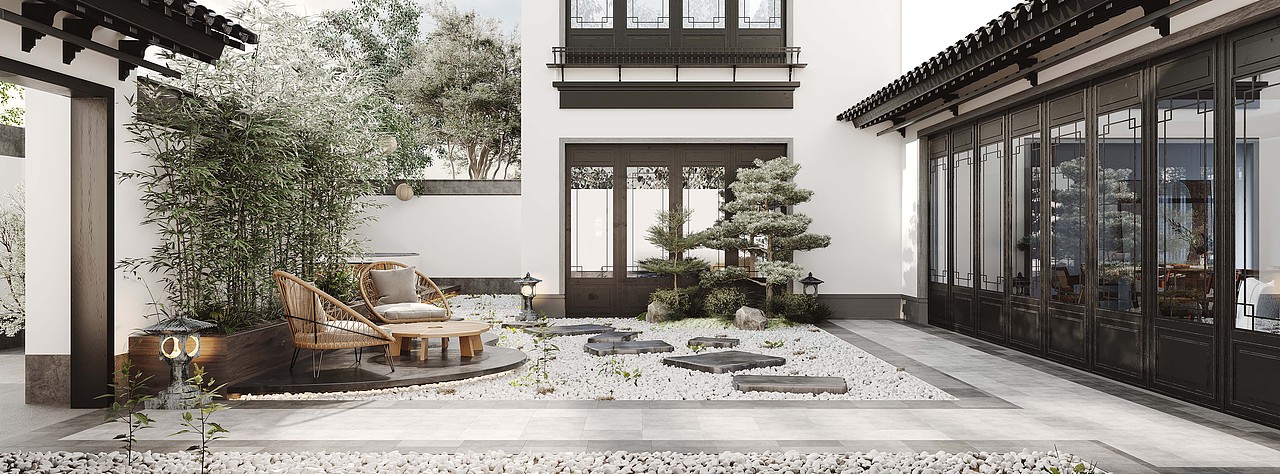 新中式庭院