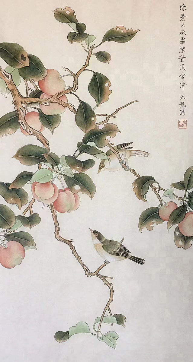 青年工笔画家范九龙作品欣赏