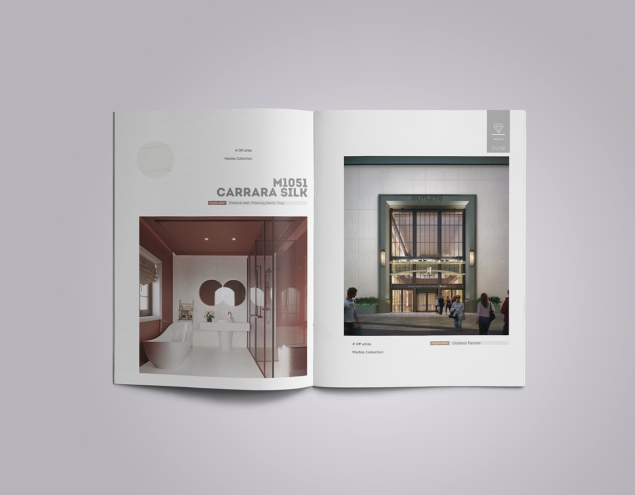 大理石材料画册