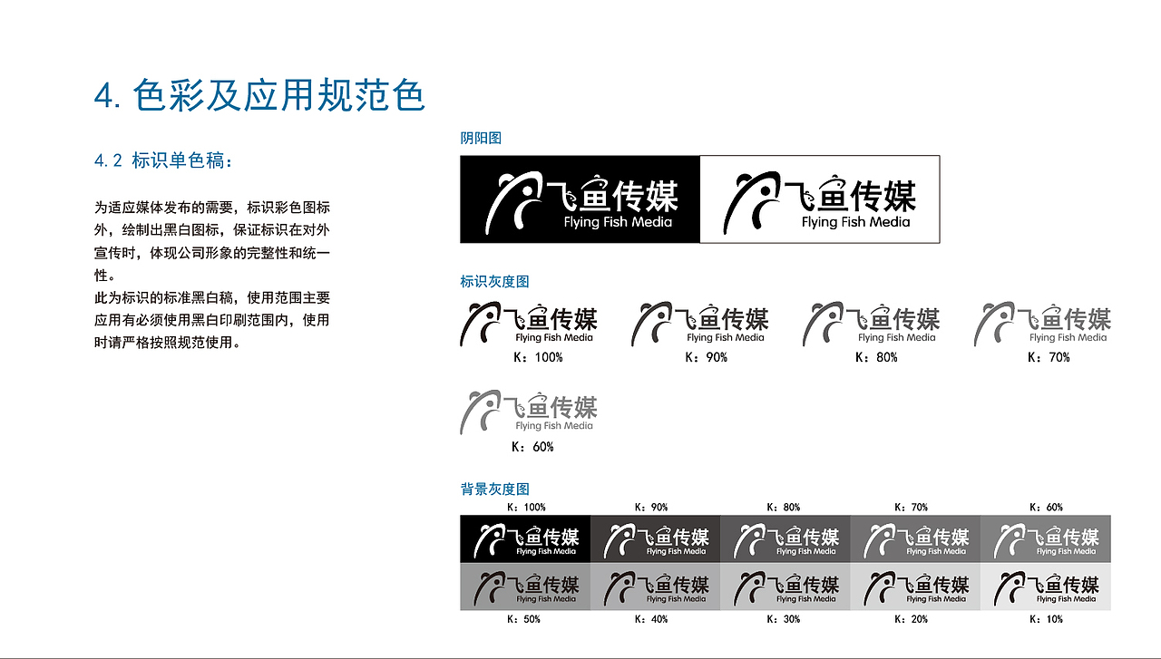 飞鱼传媒文化有限公司VI设计（图ZMTgwMTMyMTI4） - 其他平面 - 站酷设计师Z98621615原创素材 - 站酷ZCOOL