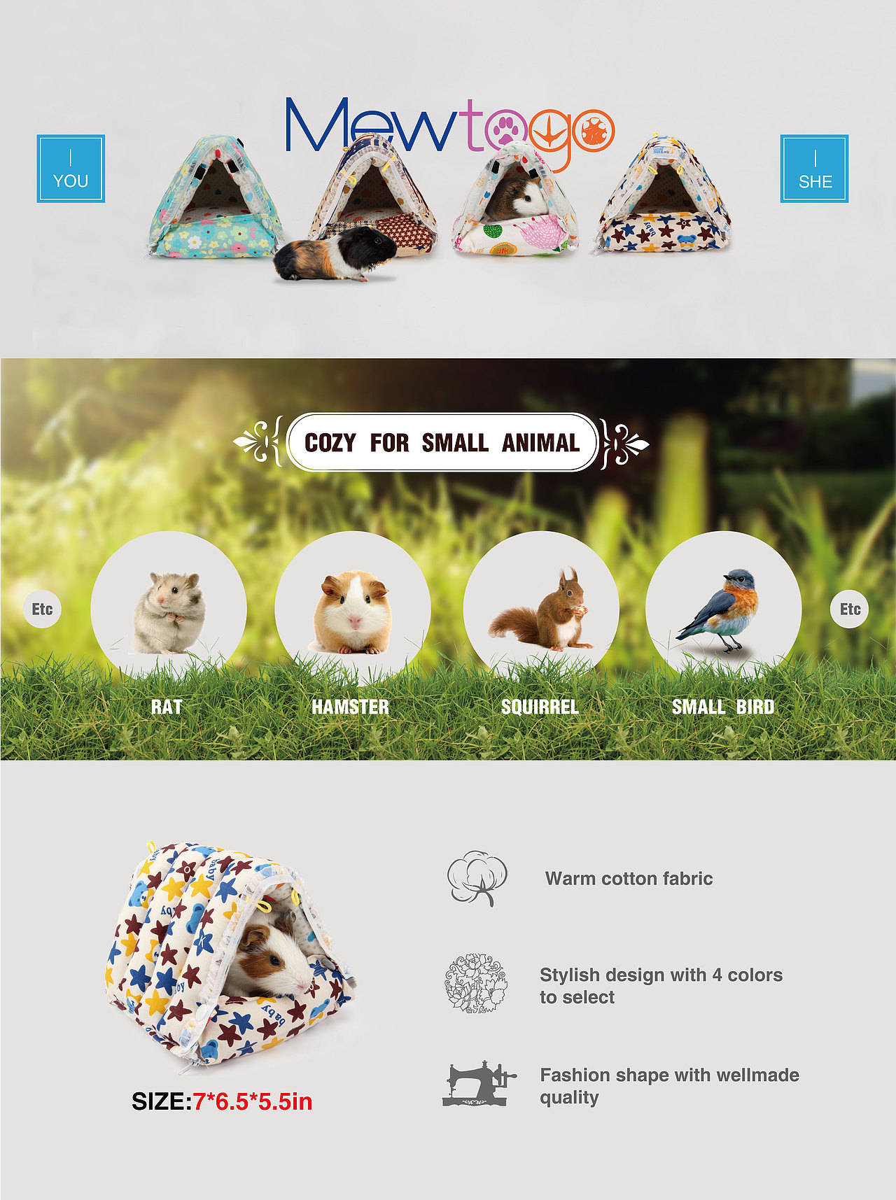 （MEWTOGO 美国站）亚马逊产品详情页（图ZOTM4NjkwNDg=） - 电商 - 站酷设计师路漫长起步原创素材 - 站酷ZCOOL