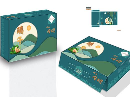 端午节礼品盒样版（个人主页-ZNDU2MzUwNTI=） - 包装 - 站酷设计师korox1原创素材 - 站酷ZCOOL