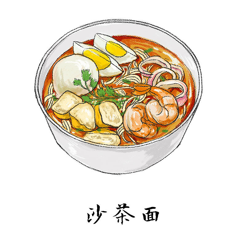 闽南美食插画图片