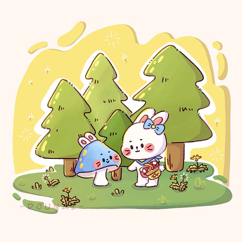 十月小合集（图ZMzU0Mjg4OTUy） - 儿童插画 - 站酷设计师小发喝豆奶原创素材 - 站酷ZCOOL