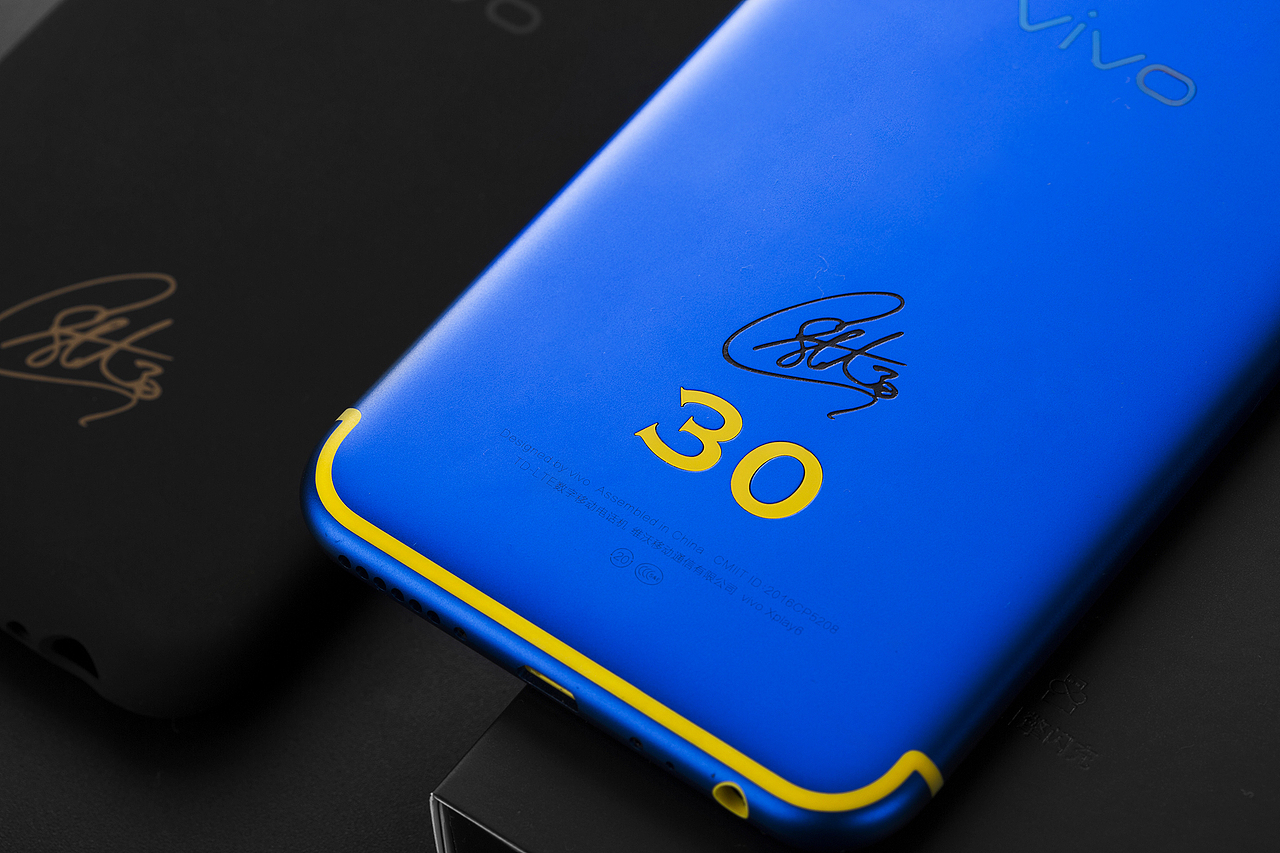 小米6蓝金色蓝蓝露&VIVO XPLAY6 库里限量版（图ZNzc0Njc5MDg=） - 产品摄影 - 站酷设计师X老师会拍照原创素材 - 站酷ZCOOL