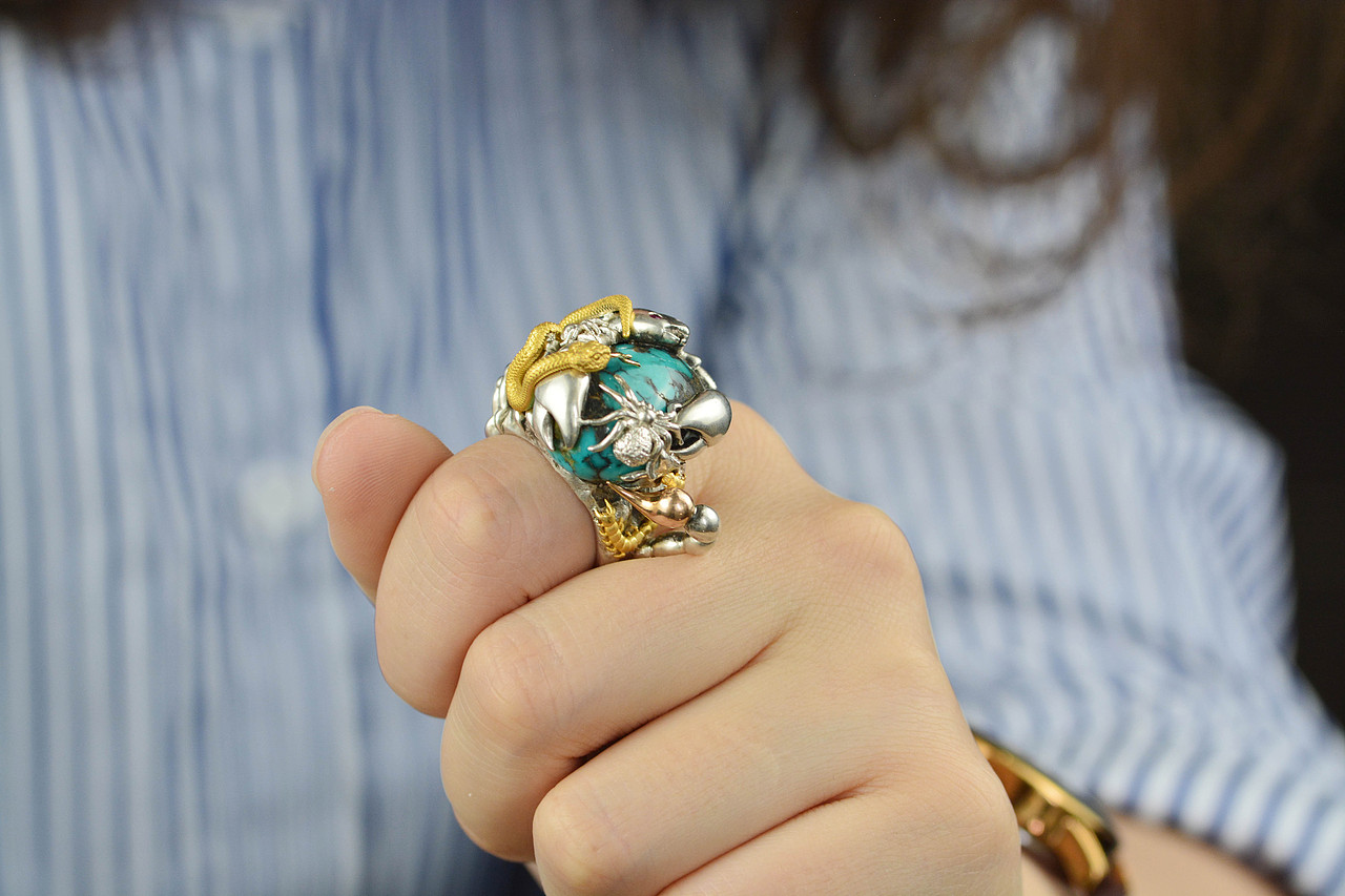 设计师作品|五毒戒指（图ZMjUwOTIxMTY0） - 首饰设计 - 站酷设计师天使原创珠宝设计原创素材 - 站酷ZCOOL