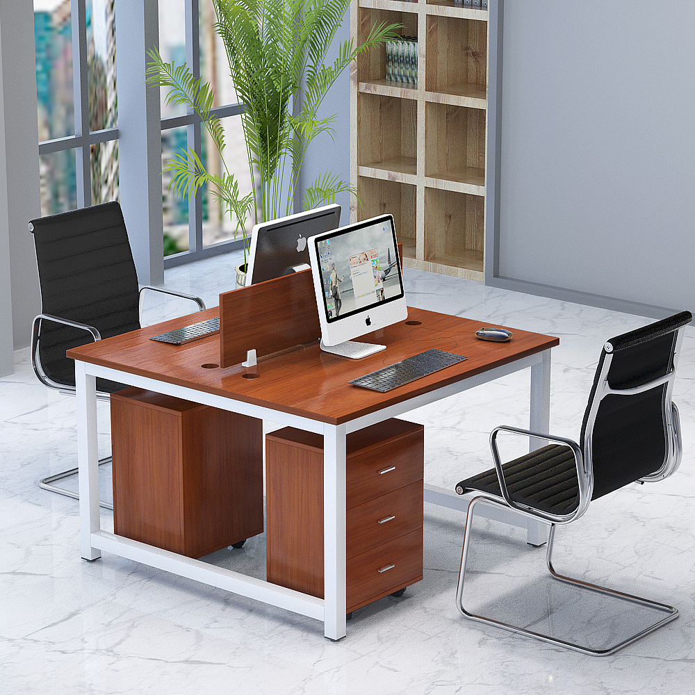 办公桌,对面坐办公桌