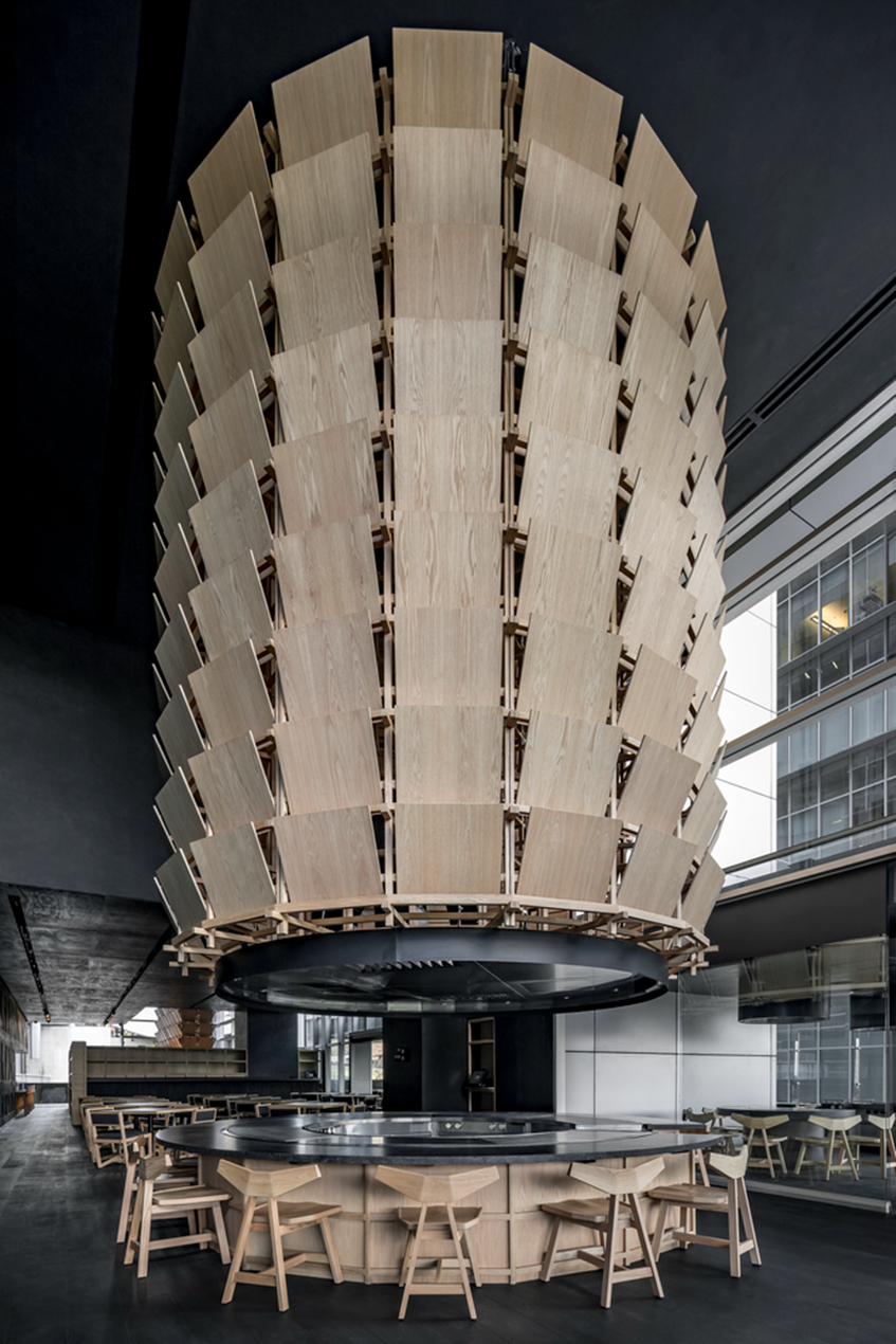 橡木悬浮元素-餐厅空间布置 - 设计文章 - 站酷(zcool)