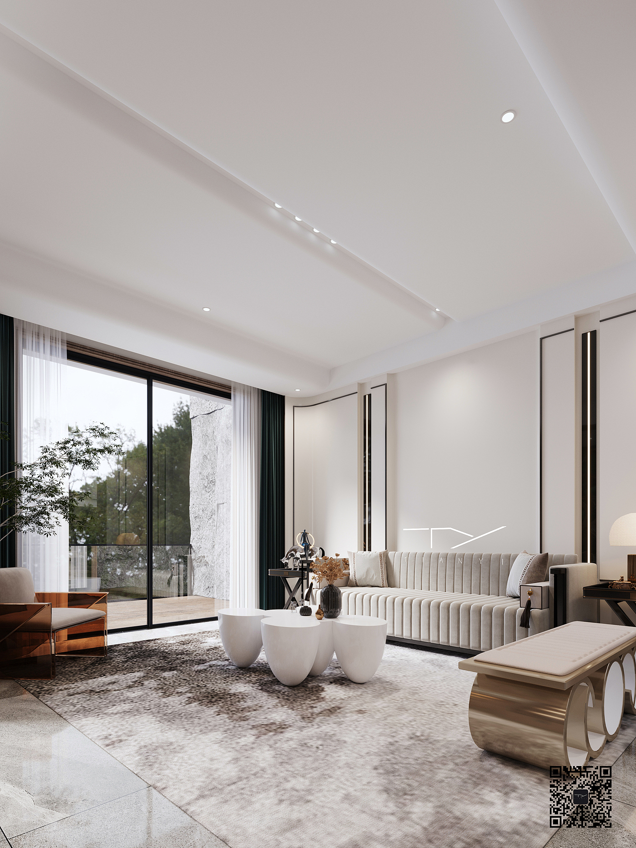 某别墅空间效果呈现