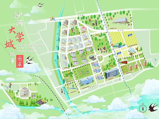 【地图】校区手绘地图