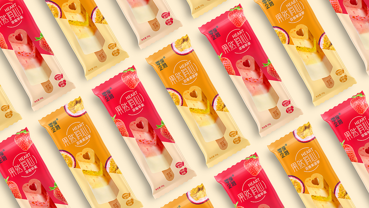 零度 × 五颗蛋 | 夹心雪糕包装设计