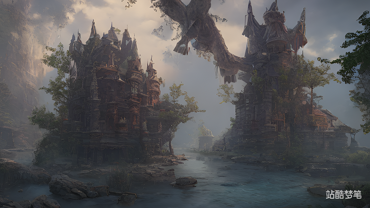 #站酷梦笔#清晨 精灵 阳光 温柔