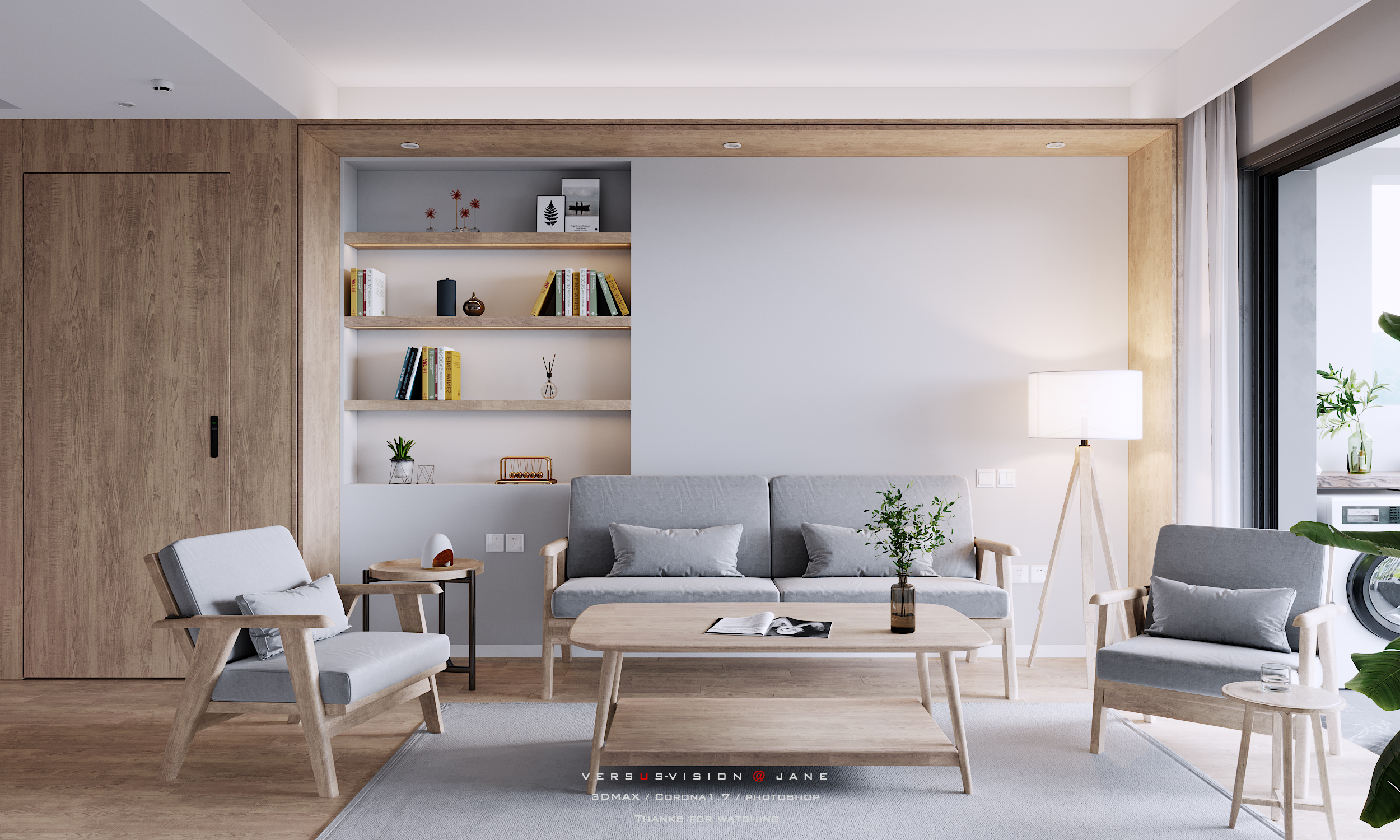 v e r s u s · v i s i o n 丨无印良品 北欧风|空间|家装设计|once