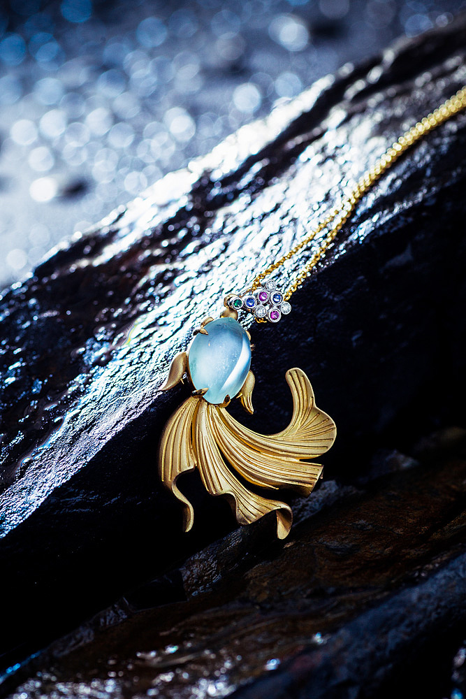 珠宝摄影 遥远的蓝