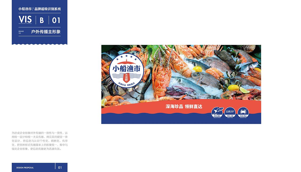 小船渔市海鲜品牌设计项目解析