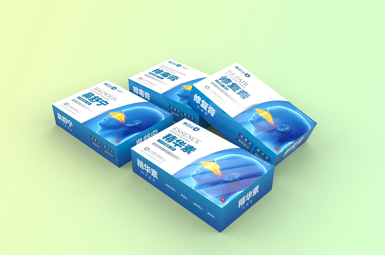 鼻舒宁 鼻炎医药包装 药品包装设计 - 原创作品 - 站酷(zcool)