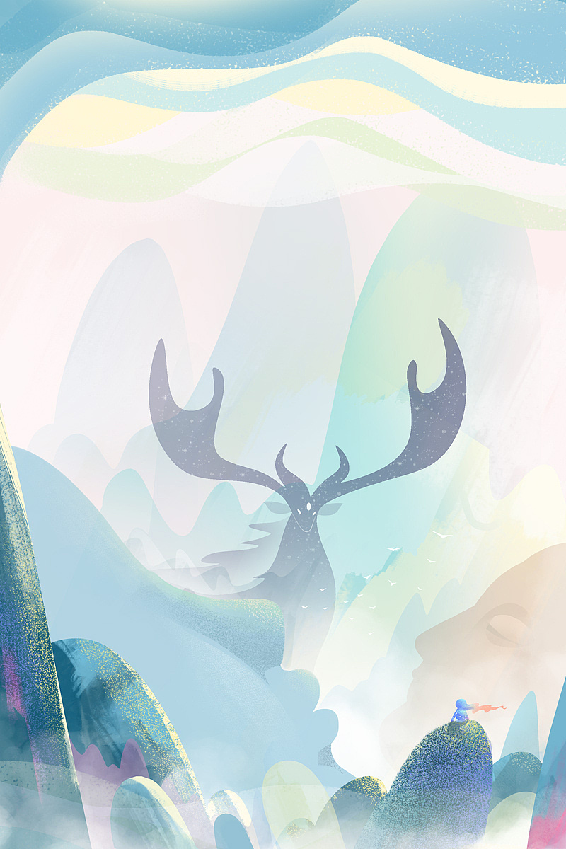 梦里我们都是个孩子 -晚安少年（图ZMjQ1NjMwOTA0） - 商业插画 - 站酷设计师大超box原创素材 - 站酷ZCOOL