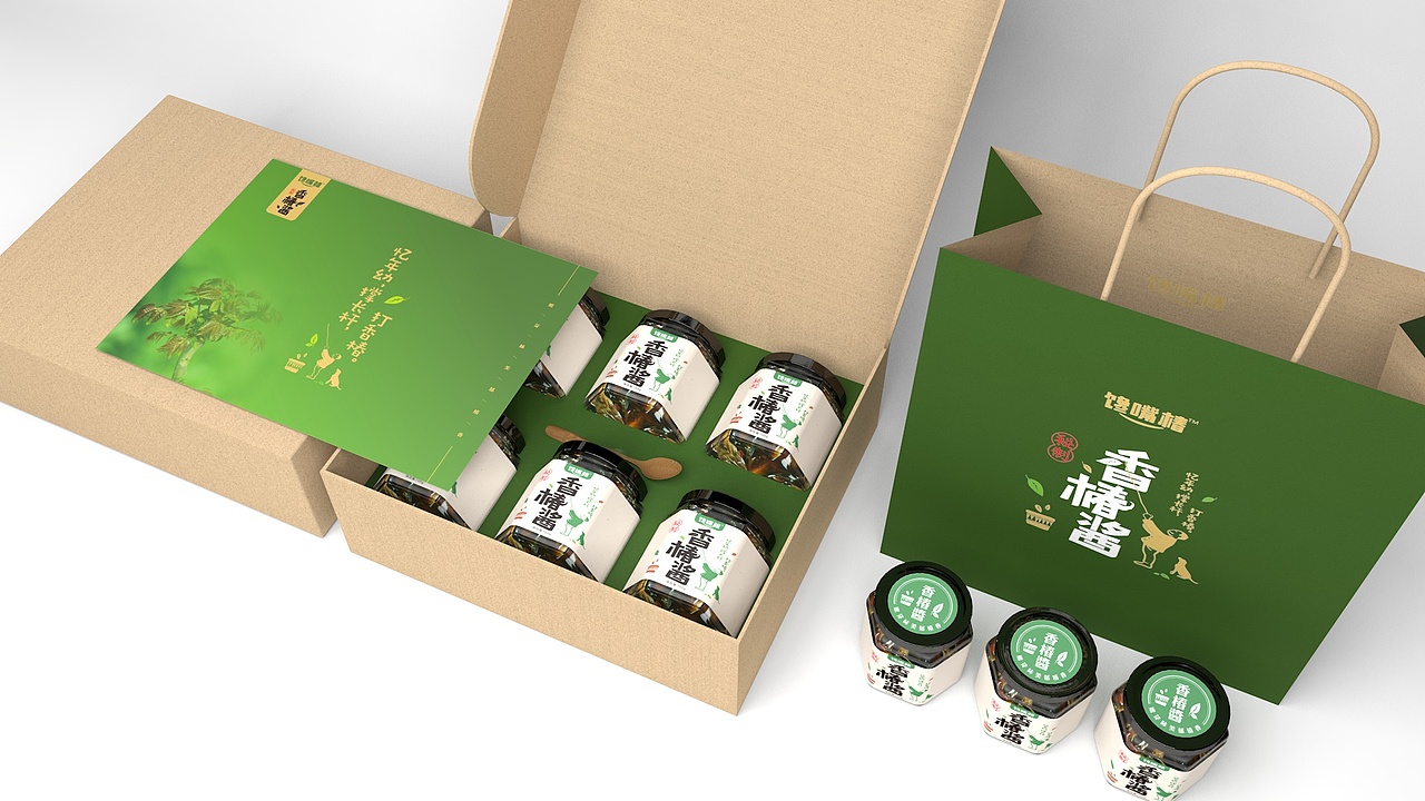 香椿酱|平面|包装|三秋753_原创作品-站酷zcool