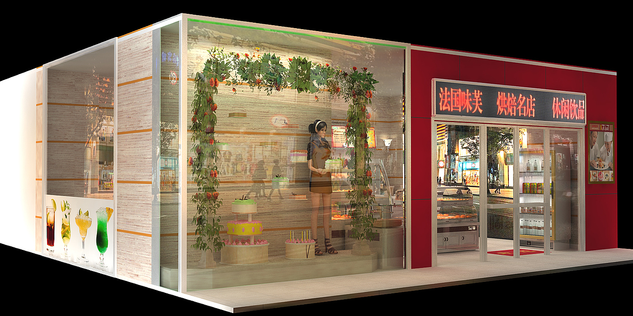 蛋糕店面设计（图ZOTg0NTM3NzY=） - 家装设计 - 站酷设计师Double219原创素材 - 站酷ZCOOL