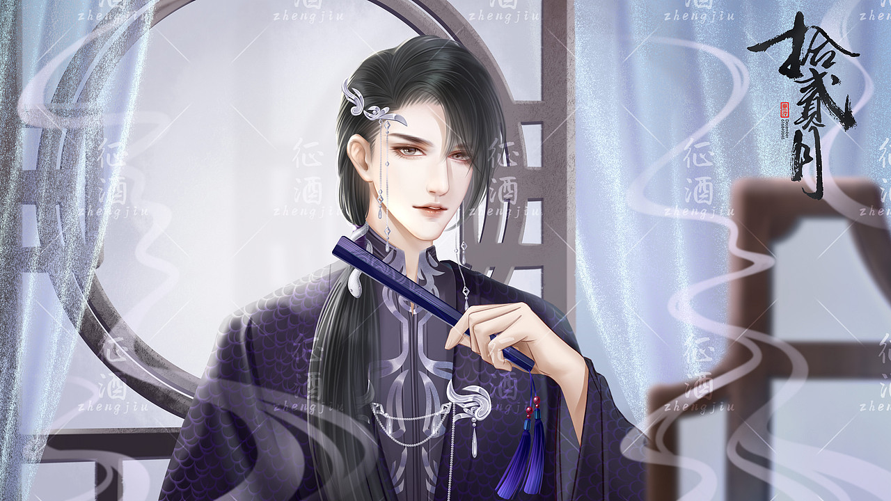 以前画的四神兽拟人