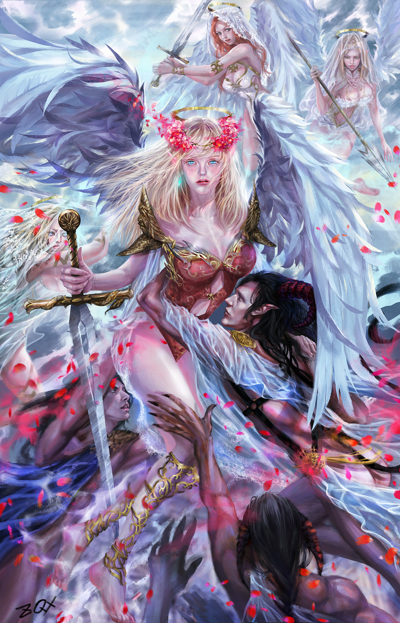 天使之伤（图ZOTIyODY4MTY=） - 创作习作 - 站酷设计师焦糖纽扣木偶人原创素材 - 站酷ZCOOL