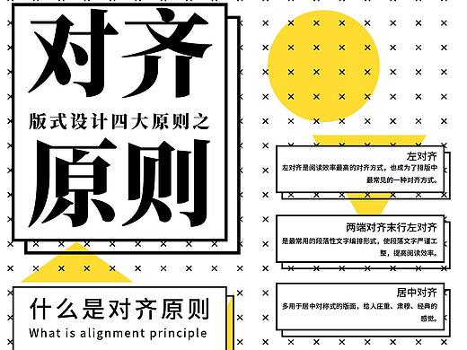 版式设计四大原则之 对齐原则