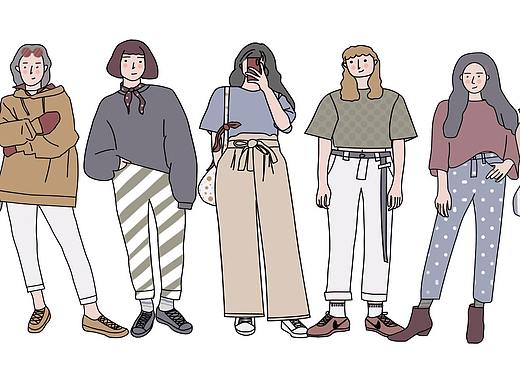 人物插畫練習（個人主頁-ZNDU0Njk1MDg=） - 其他平面 - 站酷設計師聰明的左撇子原創(chuàng)素材 - 站酷ZCOOL