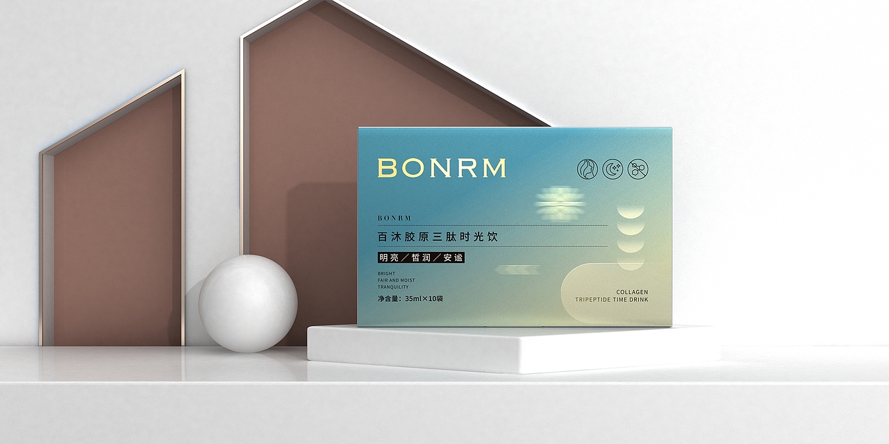 百沐胶原三肽时光饮美白 抗糖助眠美容养颜 大健康产品