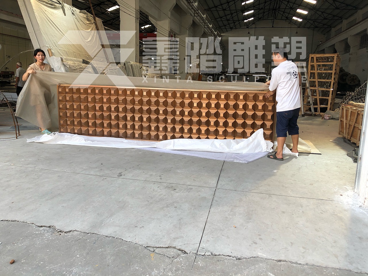 【示范区特色不锈钢景墙】图片大全