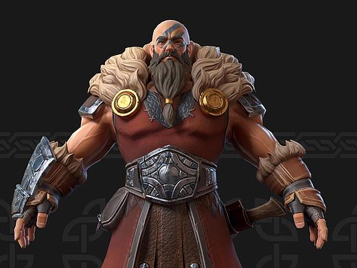 手绘次时代凯尔特将军