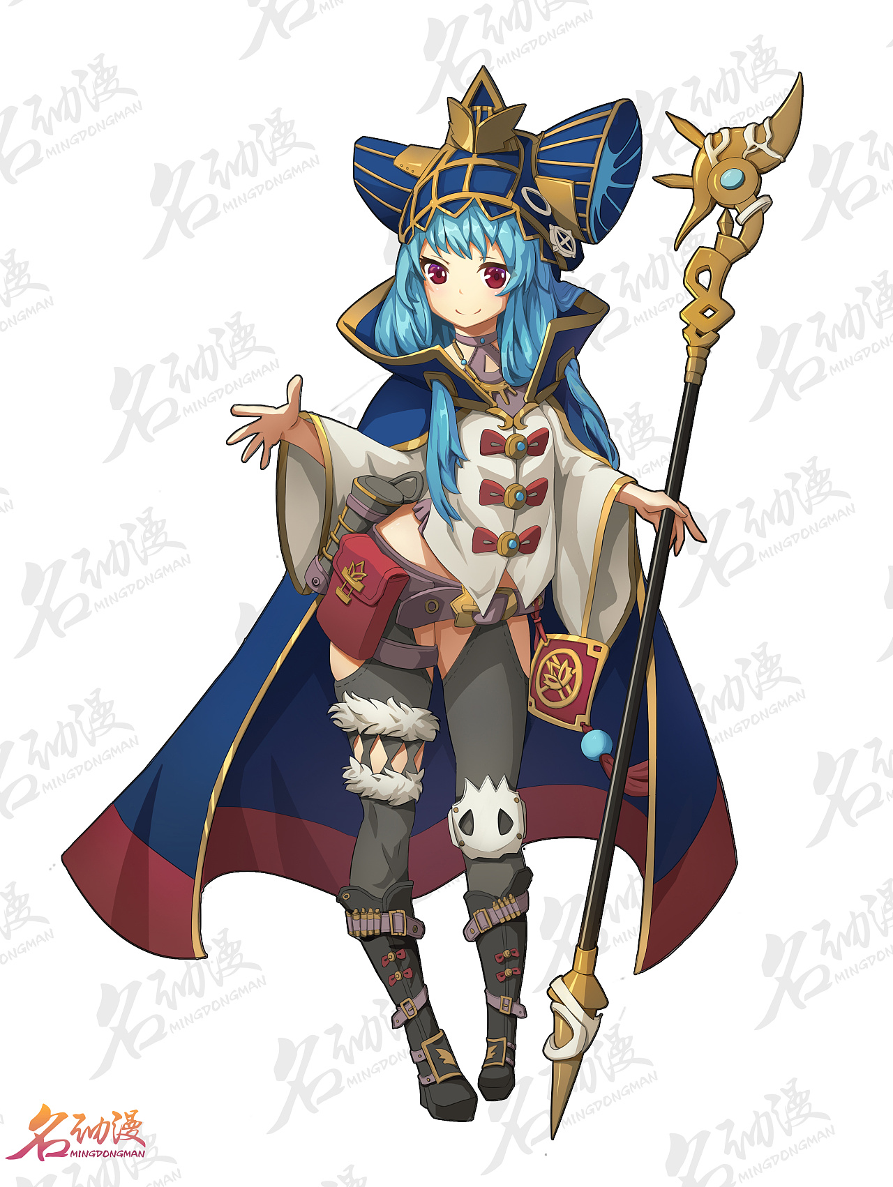 原画女性q萌角色设计素材参考