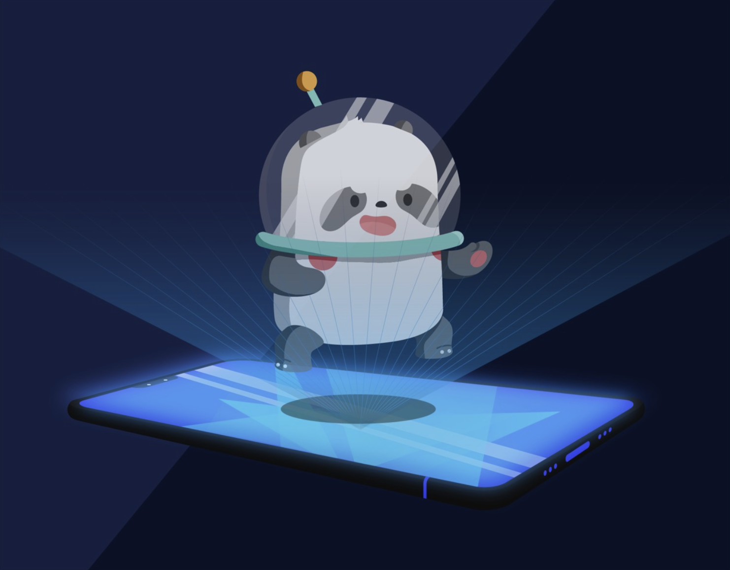 咪咕熊猫家族ip群像形象设计