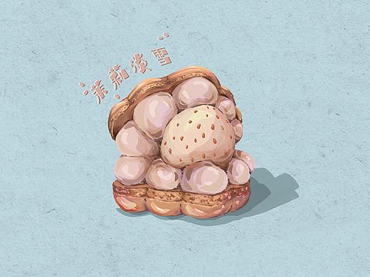 下午茶甜品手工马卡龙手绘