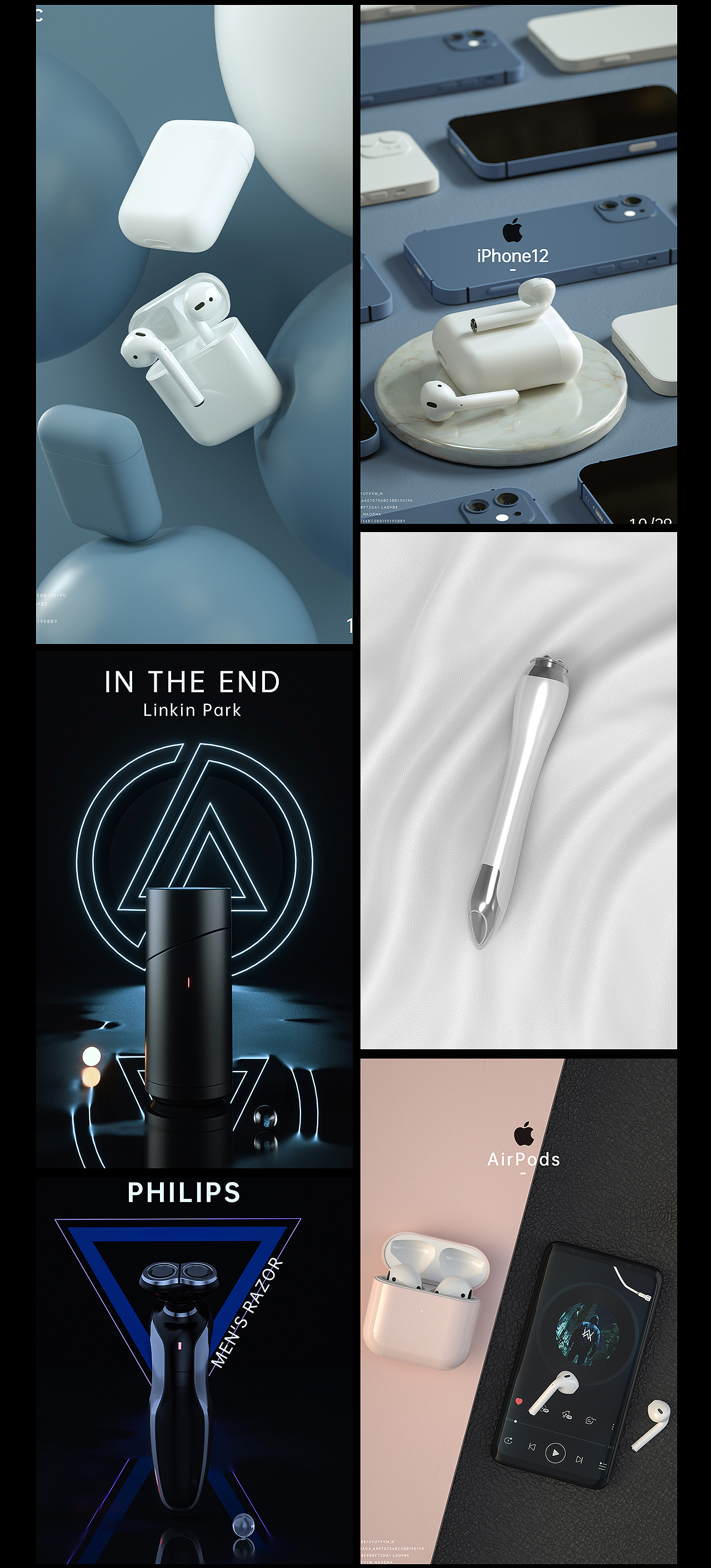 #2020青春答卷#产品渲染年终总结（图ZMjM3NjY0NTIw） - 产品 - 站酷设计师咖喱君i原创素材 - 站酷ZCOOL