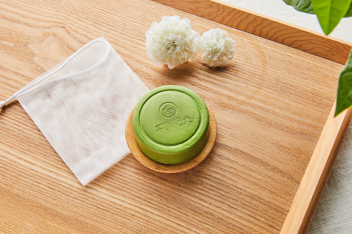 抹茶手工皂模物静物