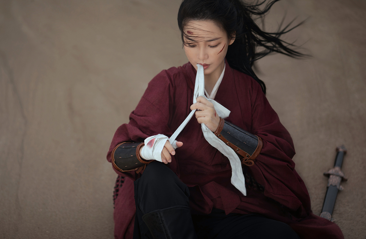 万里赴戎机 -花木兰（图ZMjI5MjI2NjA4） - 人像摄影 - 站酷设计师藤末原创素材 - 站酷ZCOOL