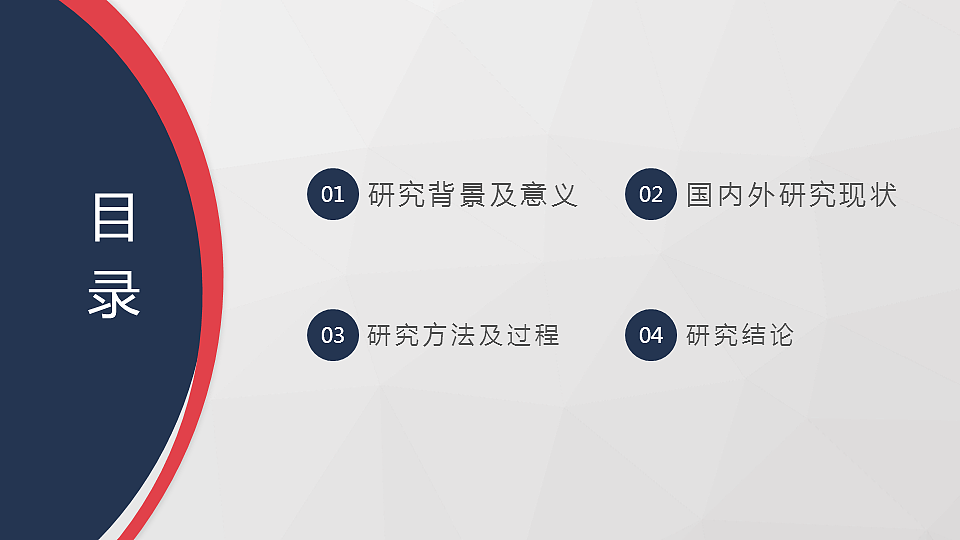 毕业论文答辩通用模板