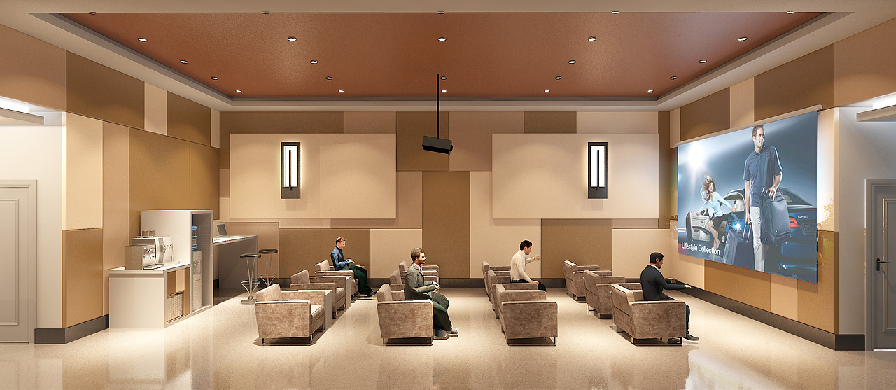 北健汽车大厅设计