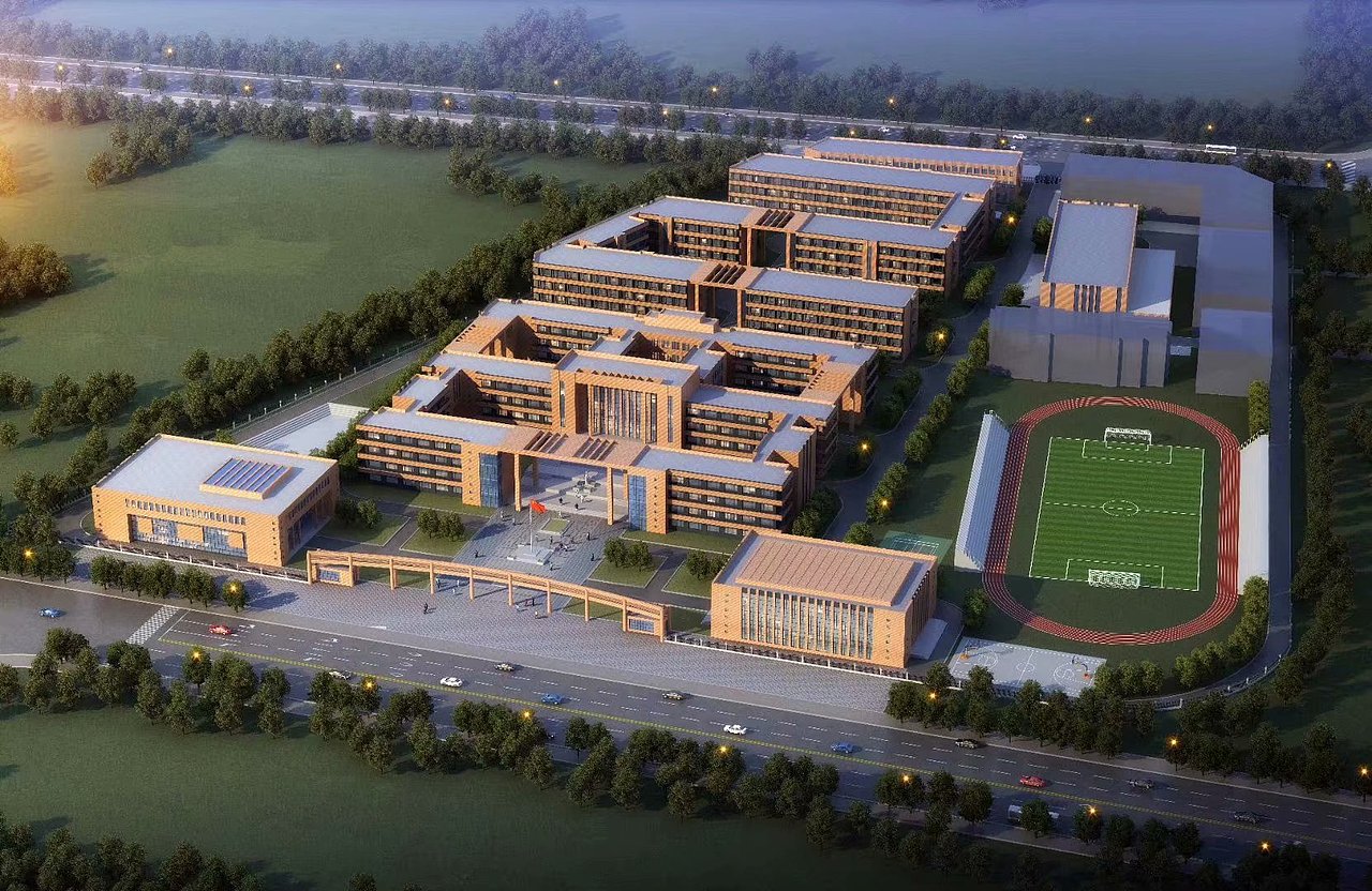 学校规划建筑效果图|空间|建筑设计|瓜尔佳昶龙_原创作品-站酷zcool